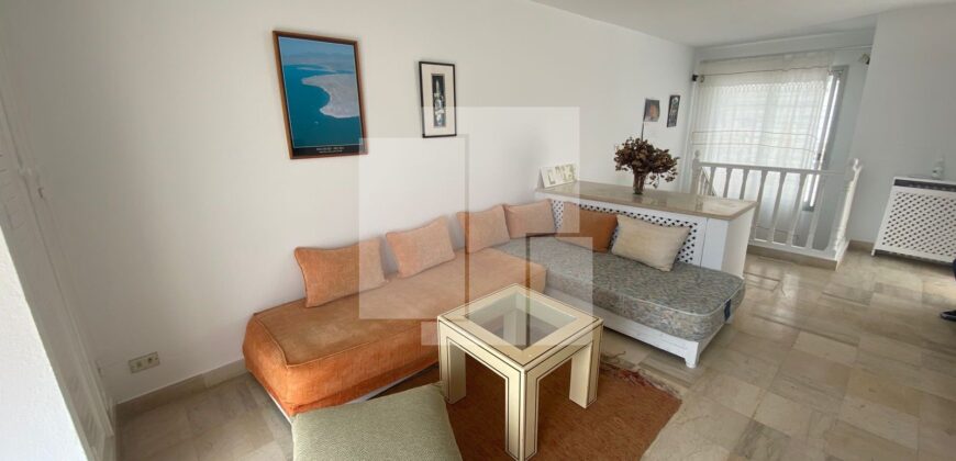 Duplex S+1 meublé avec vue mer, Marsa Cube