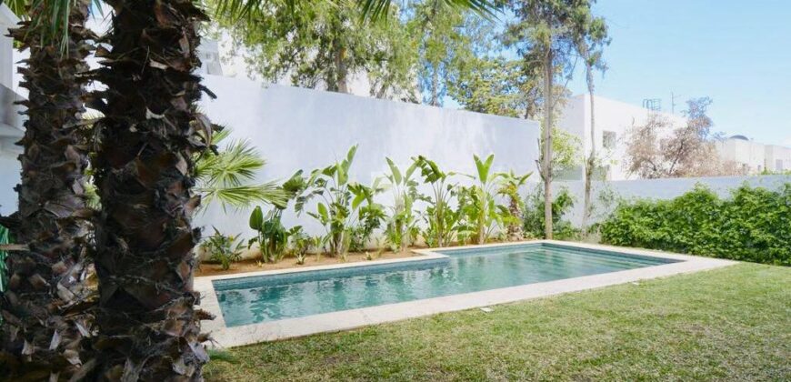 Exceptionnelle villa contemporaine avec piscine, Menzah 4