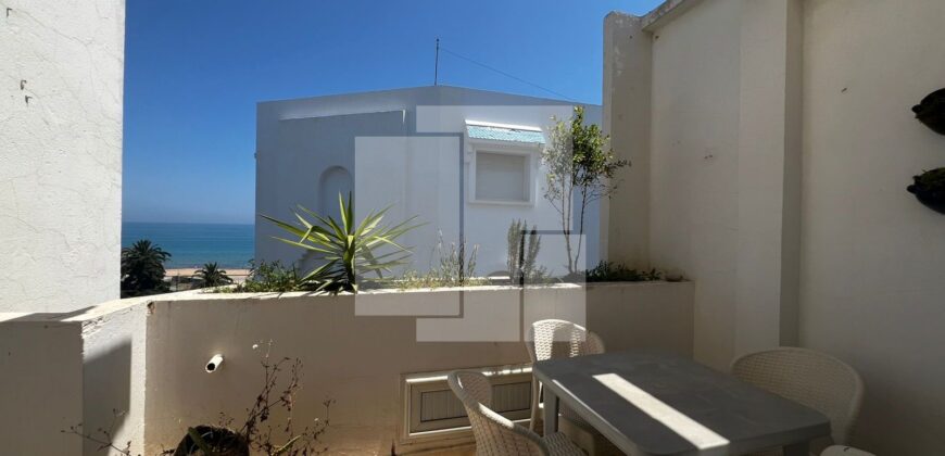 Appartement S+3 vue mer,Marsa plage