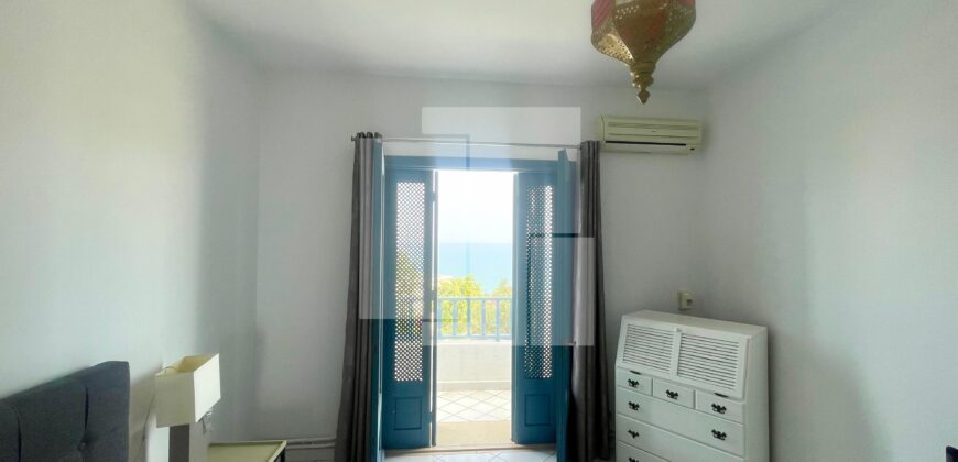 Duplex S+2 meublé avec vue sur mer, Gammarth supérieur
