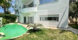 Villa S+4 avec piscine, Gammarth supérieur