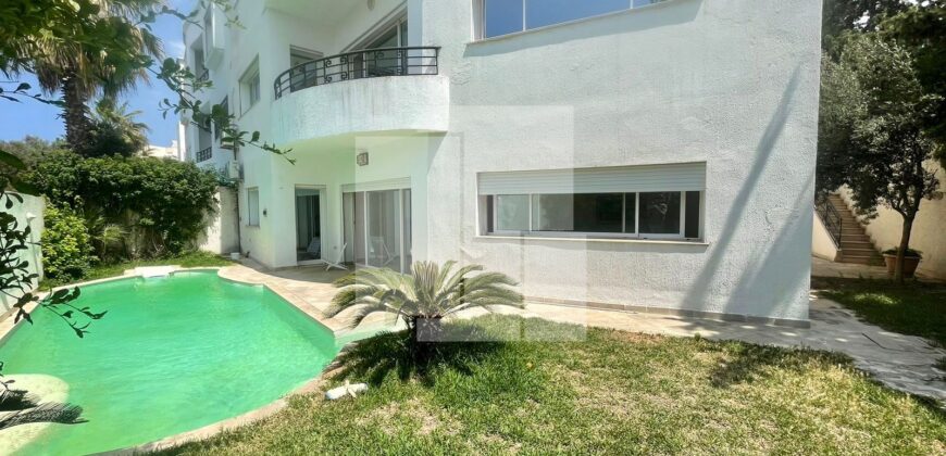 Villa S+4 avec piscine, Gammarth supérieur