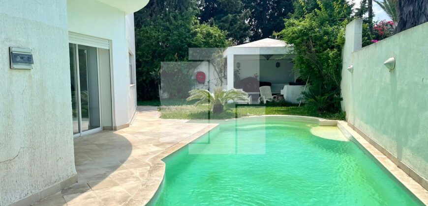 Villa S+4 avec piscine, Gammarth supérieur