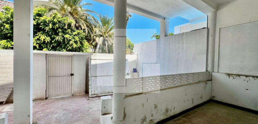 Rez-de-chaussée S+3 à rénover,Sidi Abdelaziz