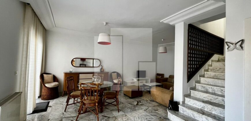 Duplex S+4 meublé avec jardin, Marsa