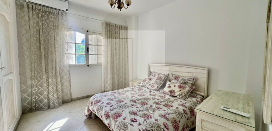 Etage de villa S+2 meublé,Marsa plage