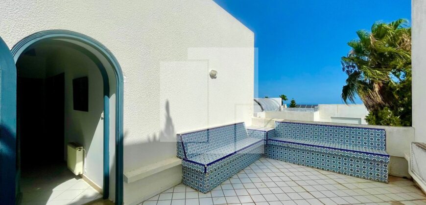Duplex S+3 meublé avec jardin, Gammarth supérieur