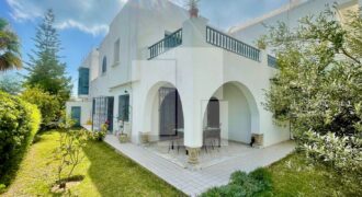 Duplex S+3 meublé avec jardin, Gammarth supérieur