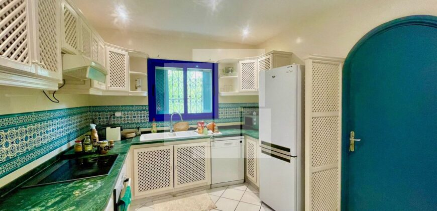 Duplex S+3 meublé avec jardin, Gammarth supérieur