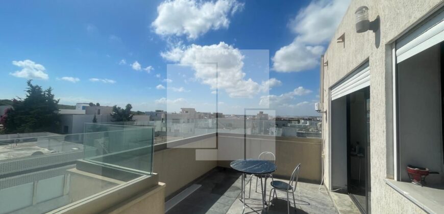 Appartement S+1 moderne avec terrasse, Gammarth