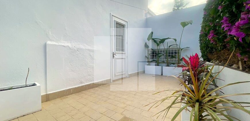 Etage de villa S+3 meublé, Carthage Amilcar