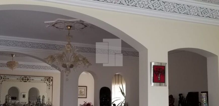 Villa S+6 avec vue sur mer et piscine, Gammarth supérieur