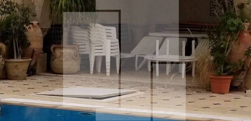 Villa S+6 avec vue sur mer et piscine, Gammarth supérieur