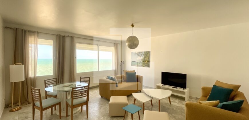 Appartement S+2 meublé avec vue sur mer, Gammarth supérieur