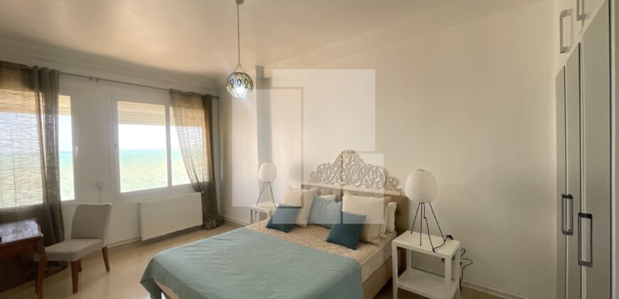 Appartement S+2 meublé avec vue sur mer, Gammarth supérieur