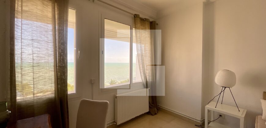 Appartement S+2 meublé avec vue sur mer, Gammarth supérieur