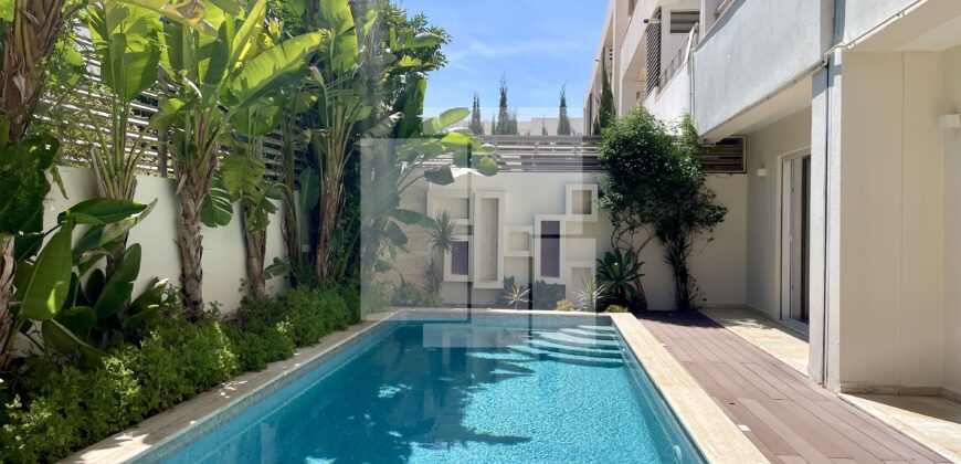 Appartement S+2 avec piscine, Gammarth