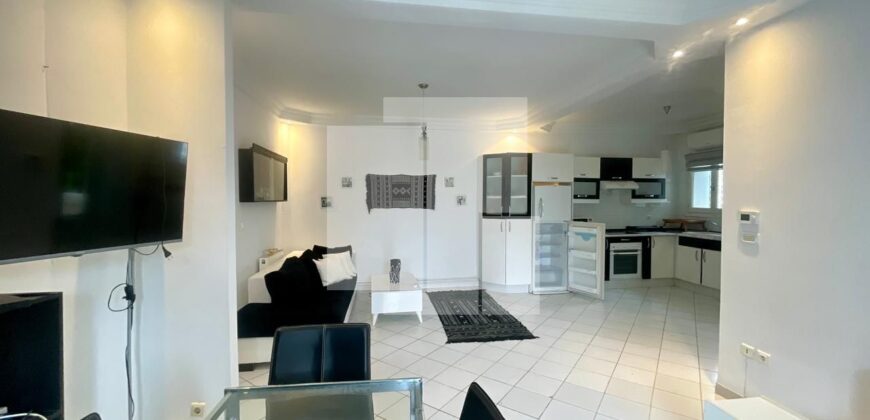 Appartement S+1 meublé avec jardin, Gammarth supérieur