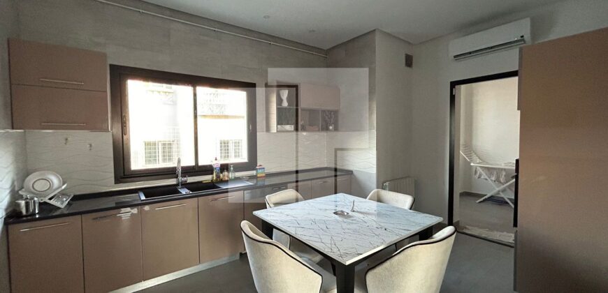 Appartement S+2 meublé avec vue dégagée, Gammarth supérieur