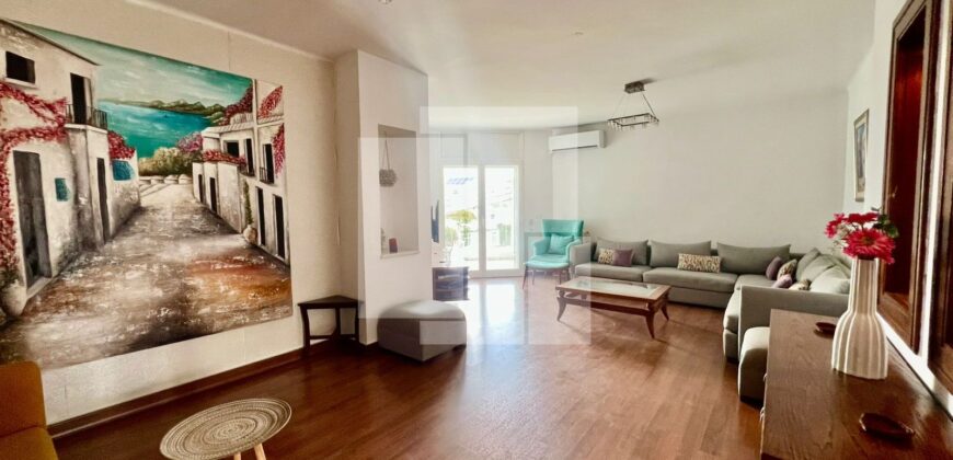 Etage de villa S+3 meublé avec jardin,Marsa wifak