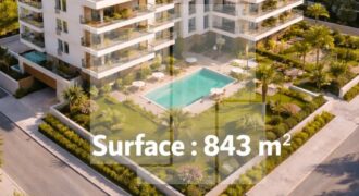 Terrain de 843m², La Marsa