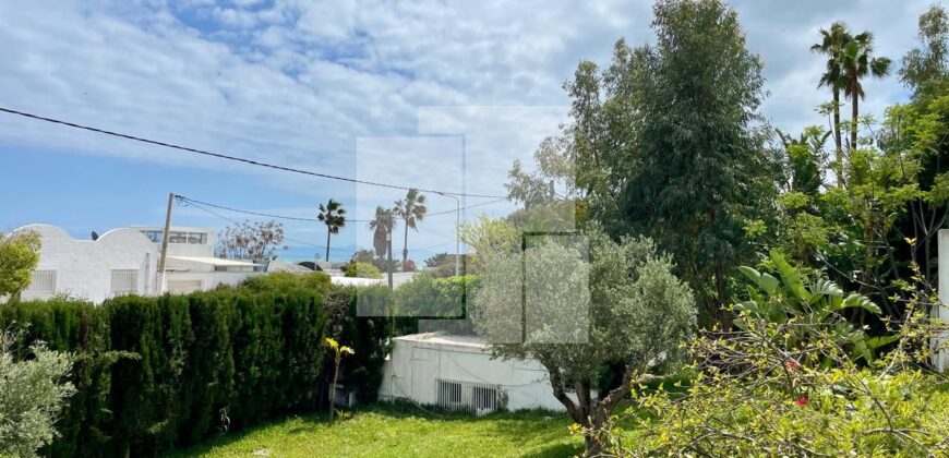 Villa S+6 avec vue mer dégagée, Gammarth supérieur