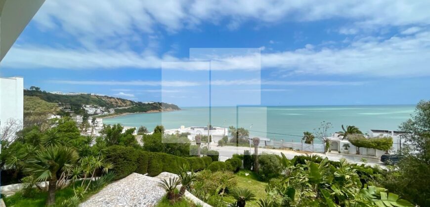 Villa S+6 avec vue mer dégagée, Gammarth supérieur
