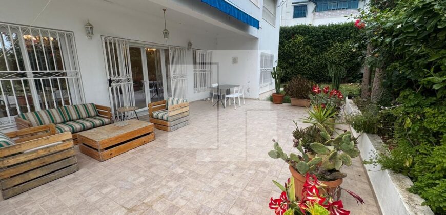 Rdc de villa S+2 avec jardin,Sidi Bou Said