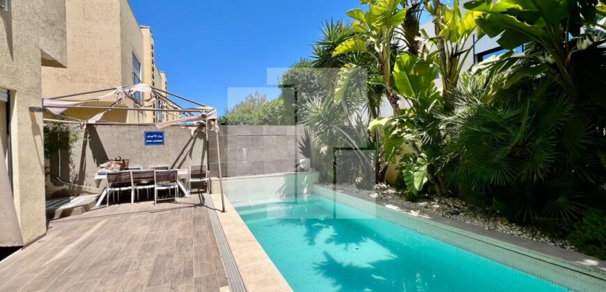 Duplex S+3 avec piscine, La Soukra