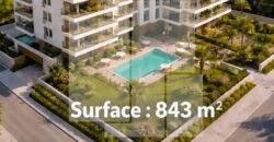 Terrain de 843m², La Soukra