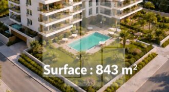 Terrain de 843m², La Soukra