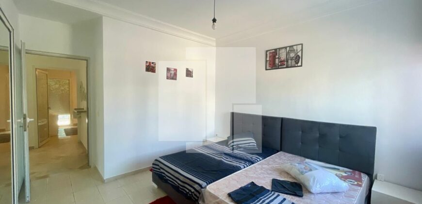 Appartement S+2 meublé avec terrasse, Gammarth supérieur
