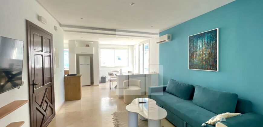 Appartement S+1 avec vue sur mer, Gammarth