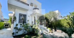 Villa S+3 meublée avec jardin, Le Kram