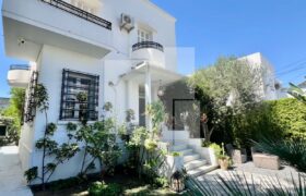 Villa S+3 meublée avec jardin, Le Kram