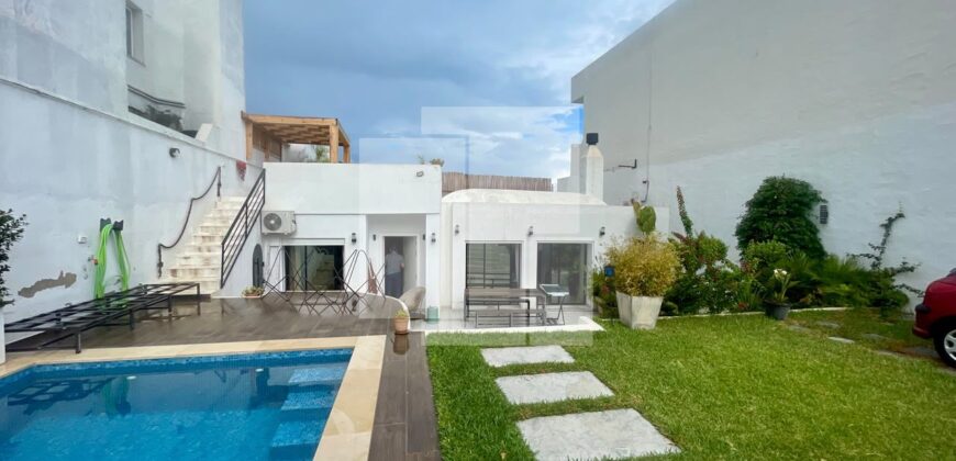 Maison S+2 avec piscine vide, Gammarth supérieur